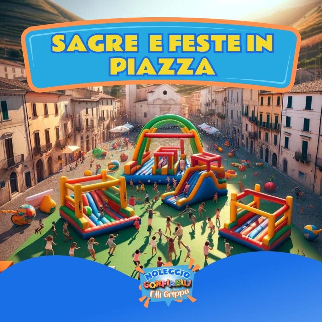 noleggio giochi gonfiabili potenza basilicata puglia calabria