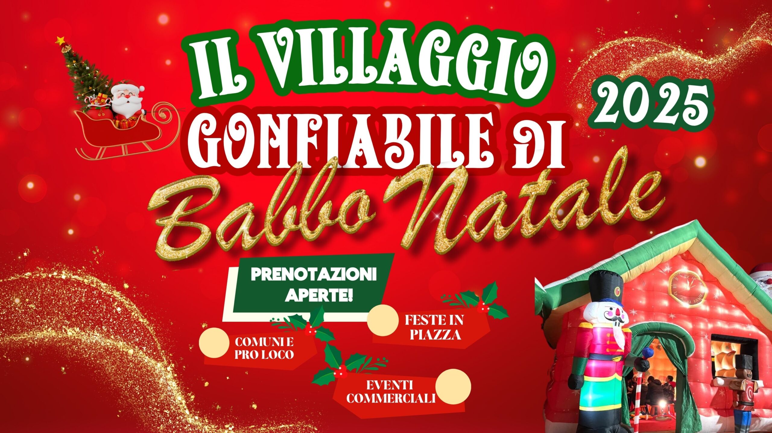 villaggio natalizio gonfiabile basilicata 2025