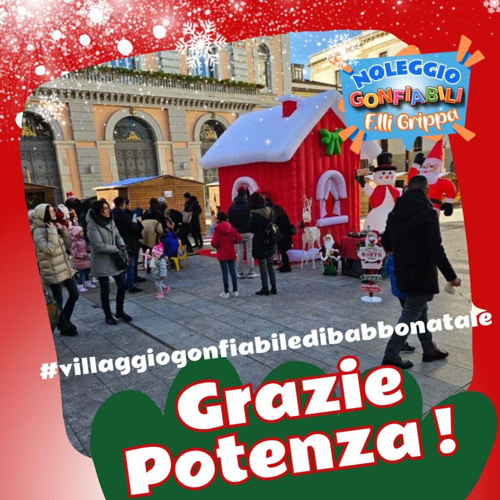 Villaggio natalizio Potenza Basilicata