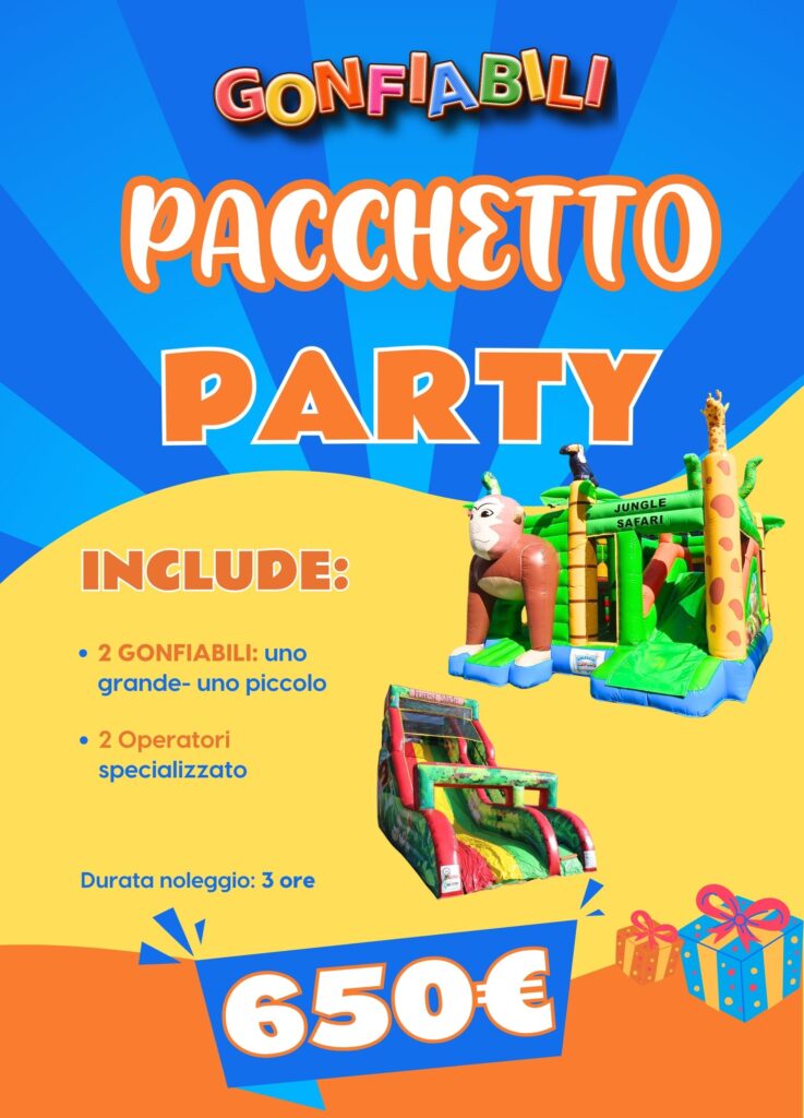 noleggio giochi gonfiabili bambini basilicata potenza