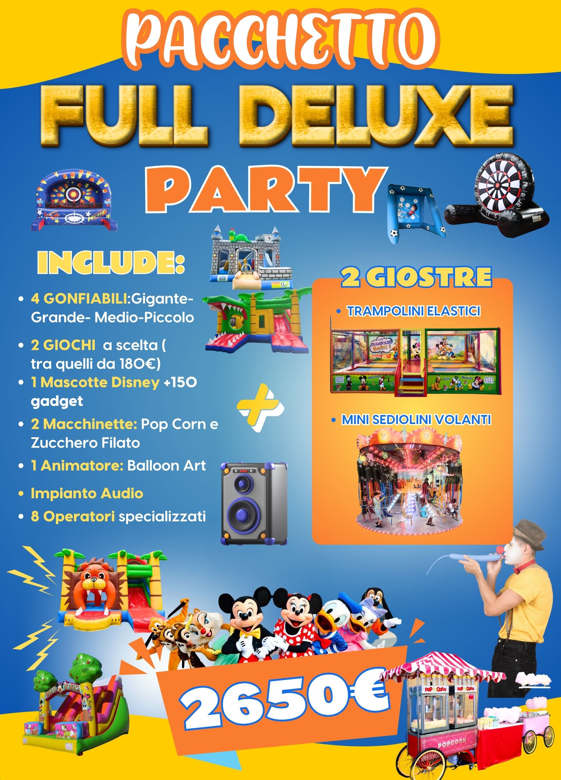 noleggio giochi gonfiabili bambini basilicata potenza