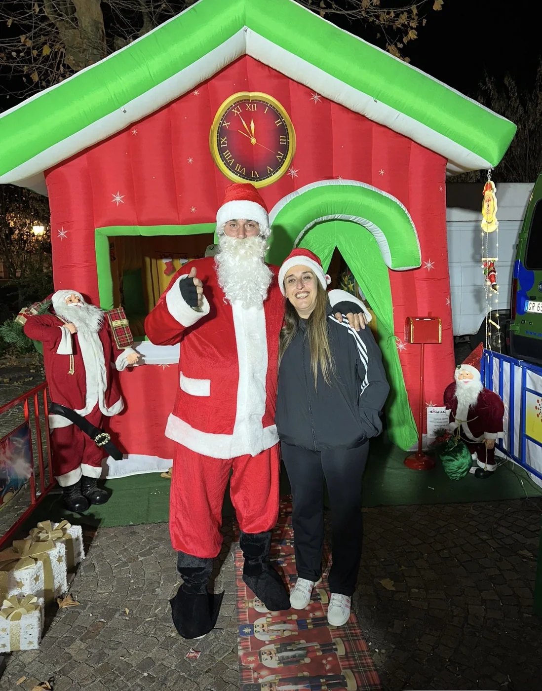 La foto ricordo con Babbo Natale
